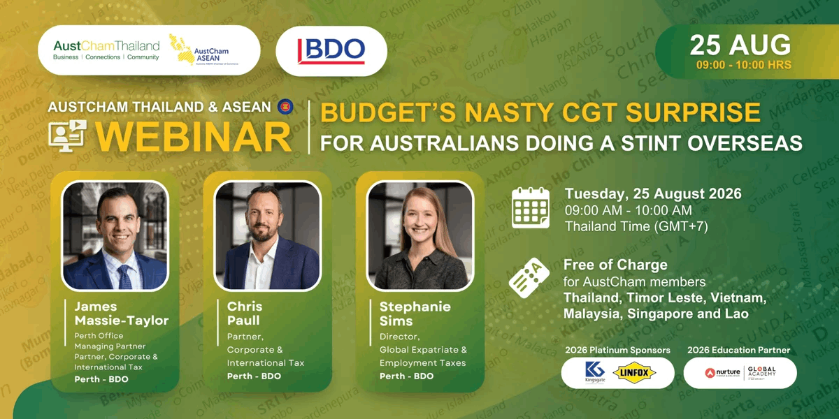 25 AUG - AustCham Thailand & ASEAN Webinar