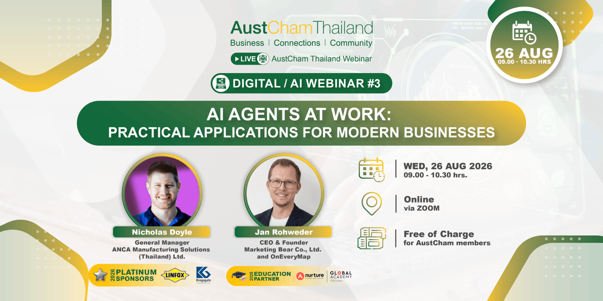 26 AUG - AustCham Thailand Digital / AI Webinar #3